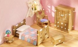 calico critters master bedroom set